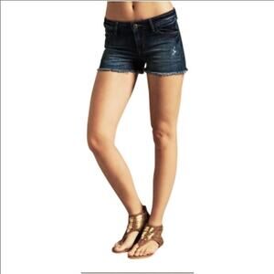 James Jeans Shorty Cutoff Distressed Denim Shorts